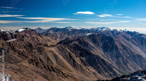 Obraz na płótnie Wyprawa na Jebel Toubkal, Morocco, 2018 w salonie