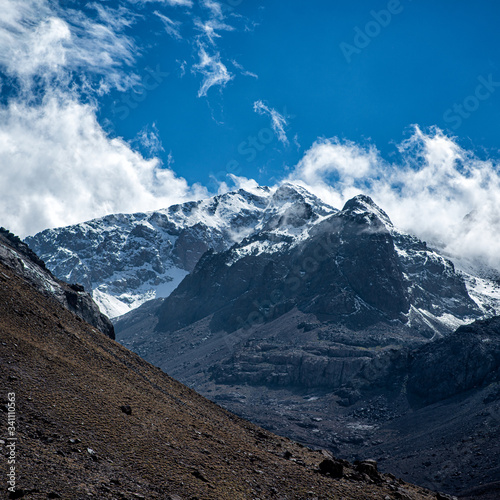 Obraz na płótnie Wyprawa na Jebel Toubkal, Morocco, 2018 w salonie