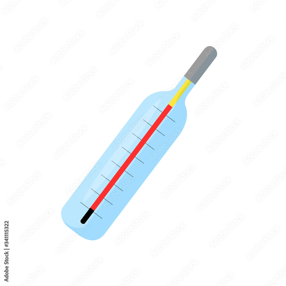 Glass medical thermometer healthcare equipment. Glass medical thermometer healthcare equipment.