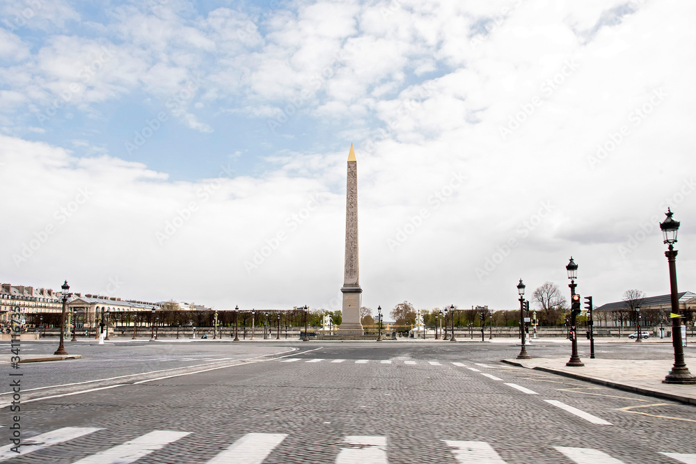 obélisque et place de la concorde à Paris