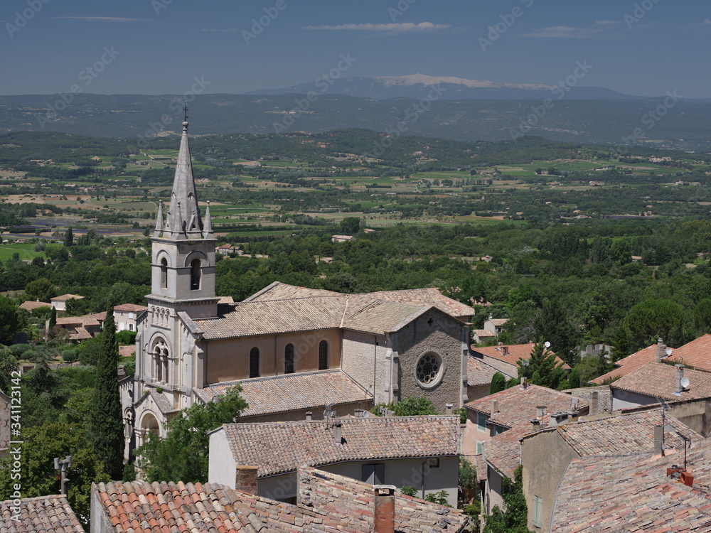 view of the old town Provence