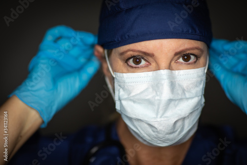 Female Doctor or Nurse Wear...