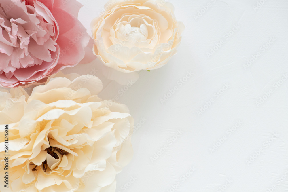 Flower arrangement with copy space Flower arrangement with copy space