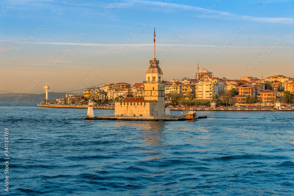Istanbul, Turkey, 15 April 2015: Maiden's Tower
