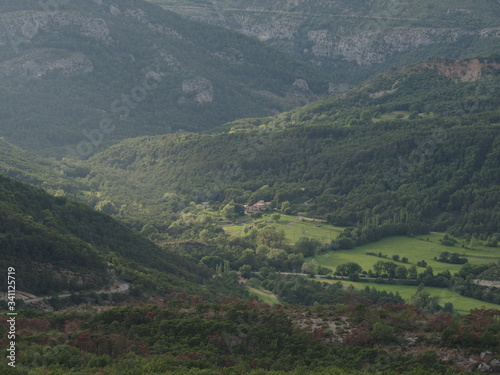 landscape with mountains