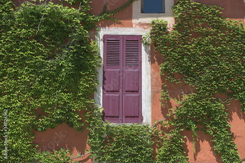 old wooden door