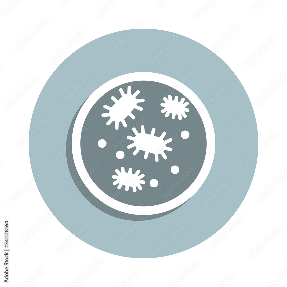 Laboratory, biology badge icon. Simple glyph, flat vector of genetics and bioenginnering icons for ui and ux, website or mobile application Laboratory, biology badge icon. Simple glyph, flat vector of genetics and bioenginnering icons for ui and ux, website or mobile application