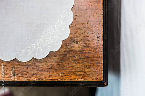 Old fashioned end table top