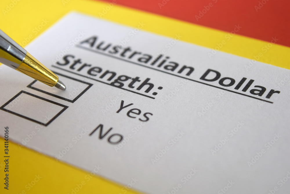 One person is answering question about strength of Australian Dollar.