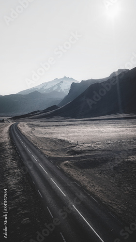 Beautiful Icelandic route phone wallpaper