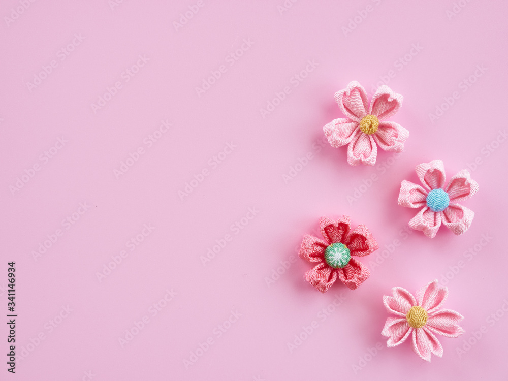 Fototapeta premium つまみ細工の花