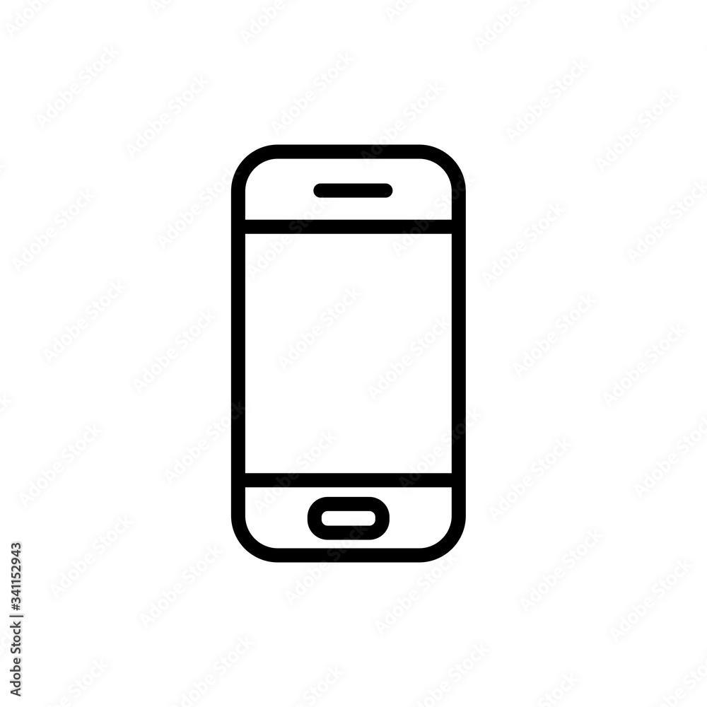 Hand phone Icon Vector Design Template Hand phone Icon Vector Design Template