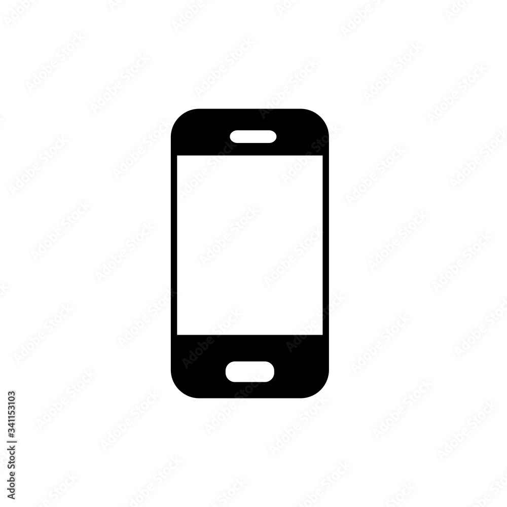 Hand phone Icon Vector Design Template Hand phone Icon Vector Design Template