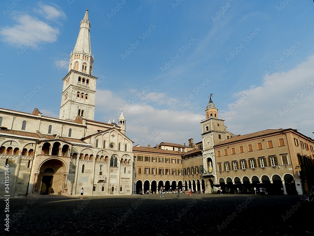 Modena, Italy, Cathedral and Town Hall