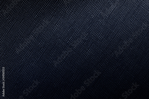 Blue woven fabric background photo