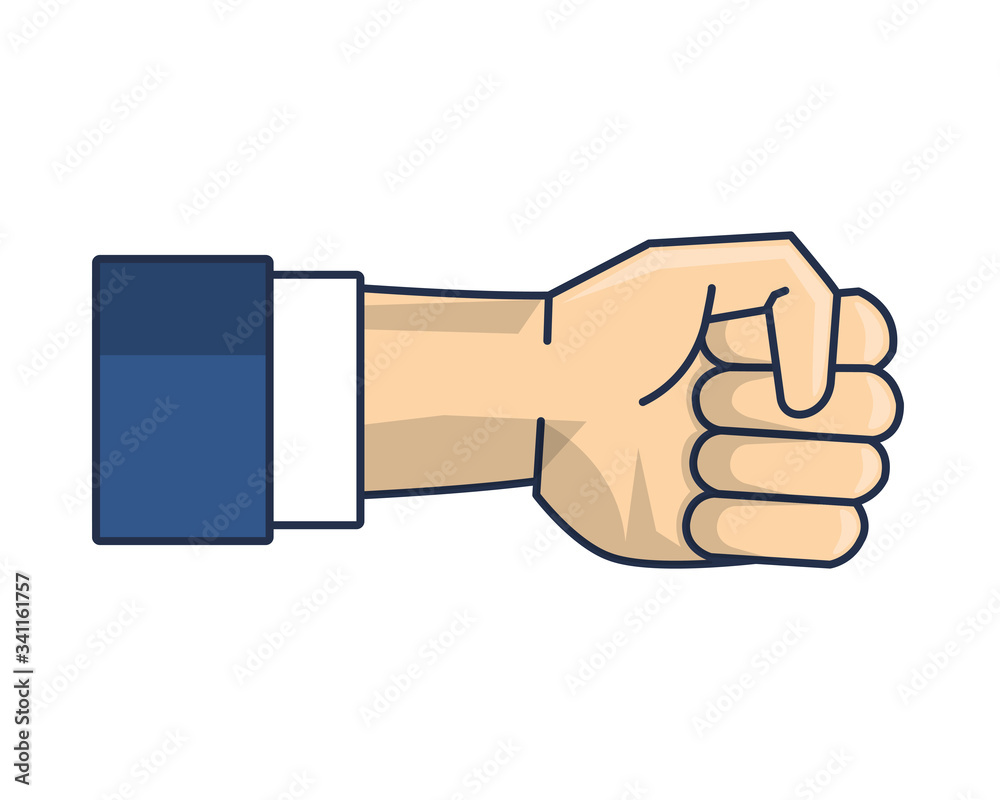hand human fist isolated icon hand human fist isolated icon