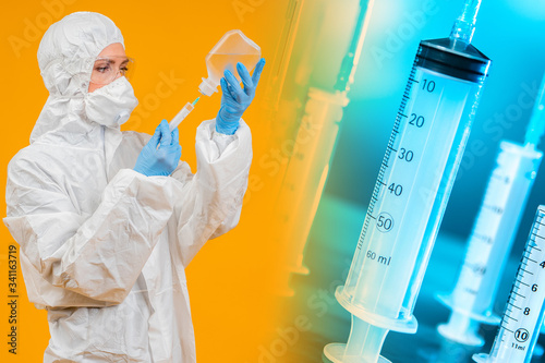 A lab technician in a prote...