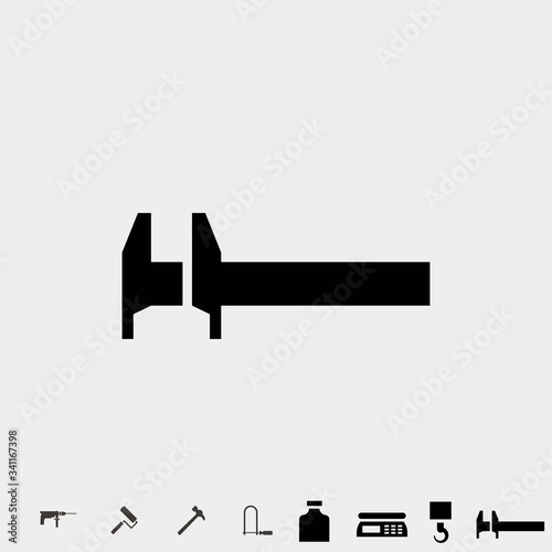bonding rods icon vector illustration and symbol for website and graphic design