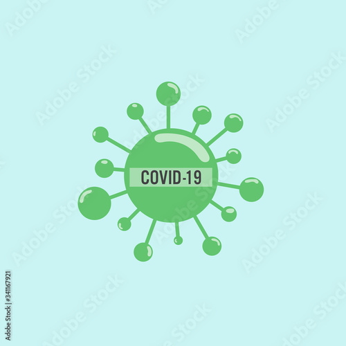 Virus covid-19 coronavirus icon for medical concept