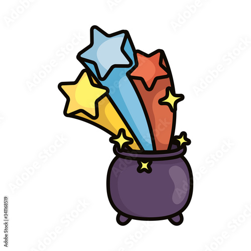 witch cauldron magic sorcery icon