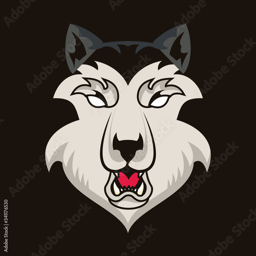 wild wolf spirit creative design