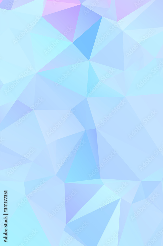 Obraz premium Light blue triangle modern geometric abstract background