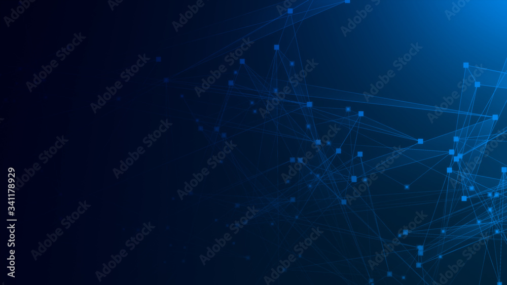 Abstract blue polygon tech network with connect technology background. Abstract dots and lines texture background. 3d rendering. Abstract blue polygon tech network with connect technology background. Abstract dots and lines texture background. 3d rendering.