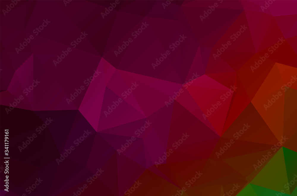 Fototapeta premium Pink Polygonal Mosaic Background, Creative Design