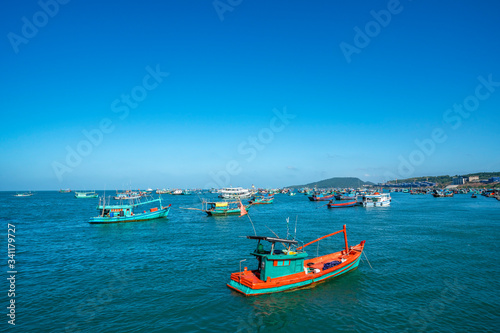 An Thoi harbor at Phu Quoc island, Kien Giang, Vietnam.