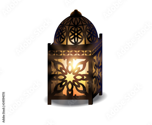 Poster for muslim religion holiday. Vector illustration.