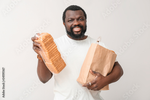 African-American man with f...