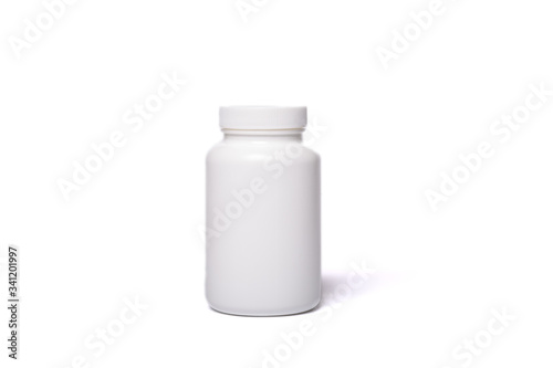 Jar fo tables on a white background