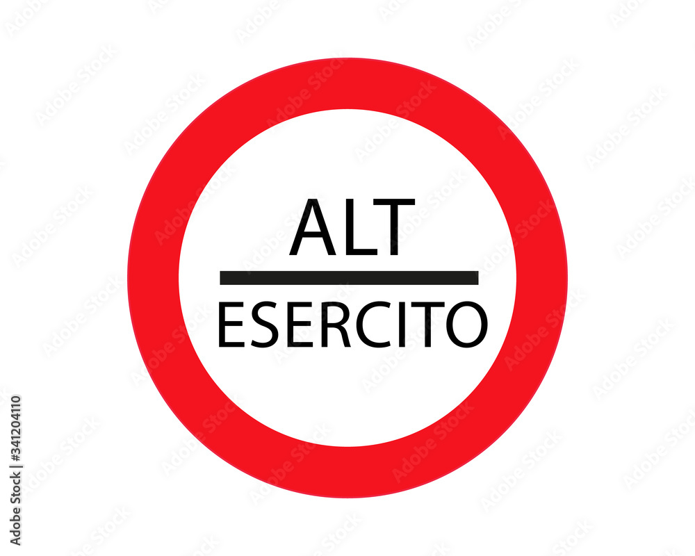 Sign stop control, the customs checkpoint in vector for print or design Sign stop control, the customs checkpoint in vector for print or design