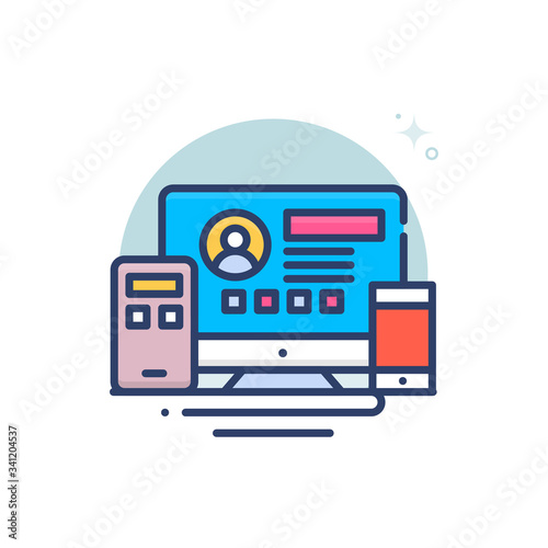 Responsive design Vector Icon