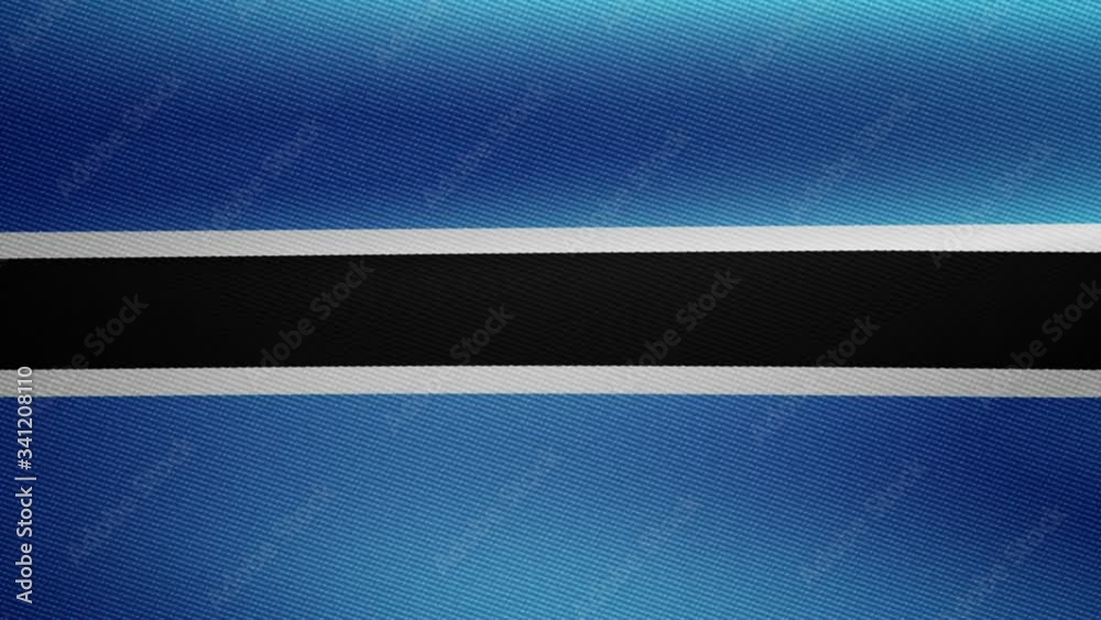 flag of botswana