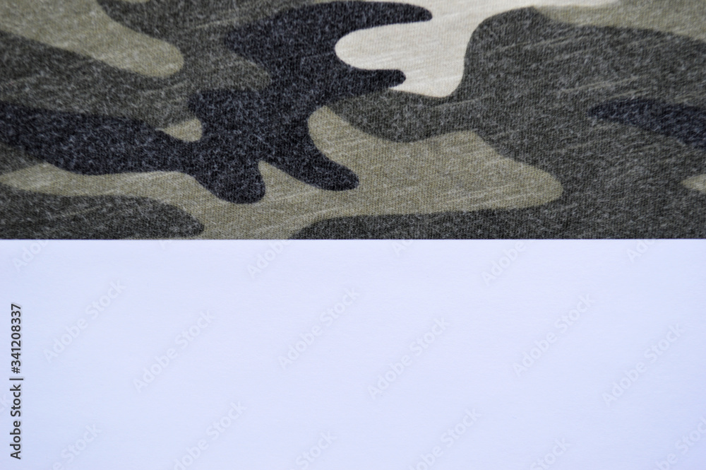 Obraz premium Camouflage pattern cloth texture. Abstract background and texture for design.