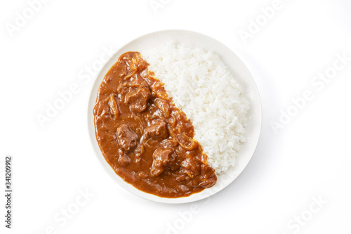 長時間煮込んだビーフカレー (バック飛ばし、影イキ)