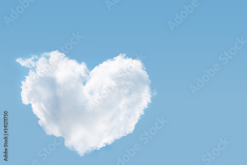 heart shape cloud