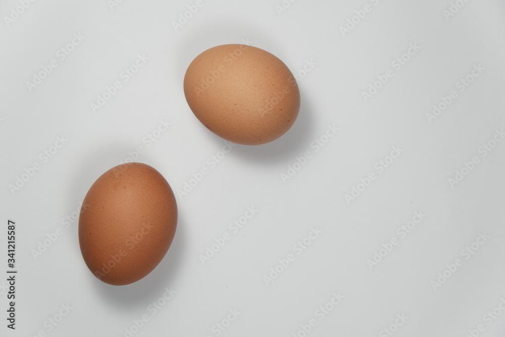 Chicken egg with white isolated background Chicken egg with white isolated background