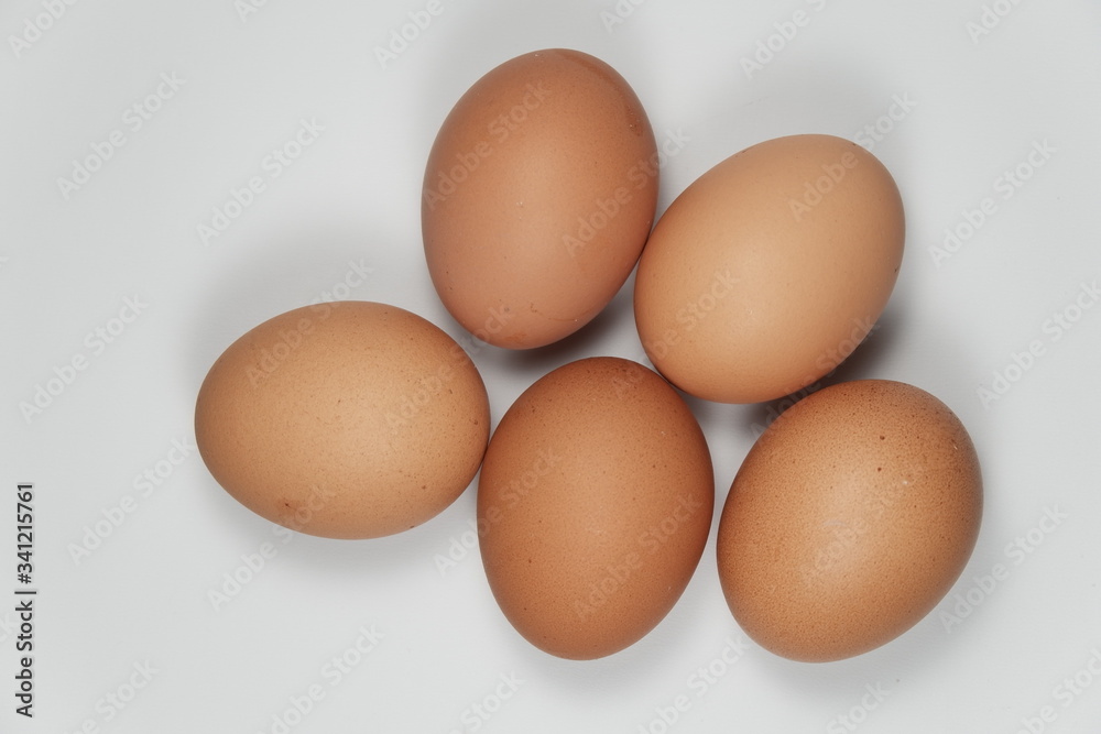 Chicken egg with white isolated background Chicken egg with white isolated background