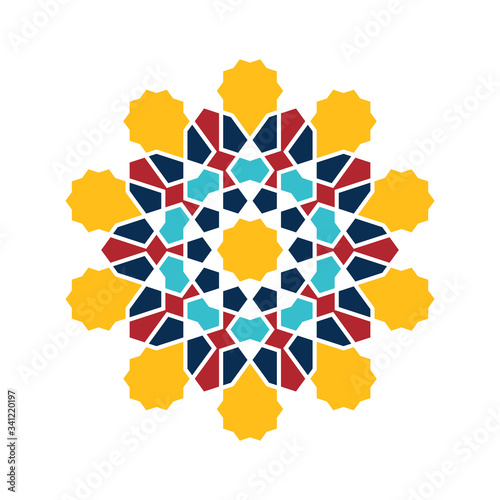 Islamic seamless vector mandala