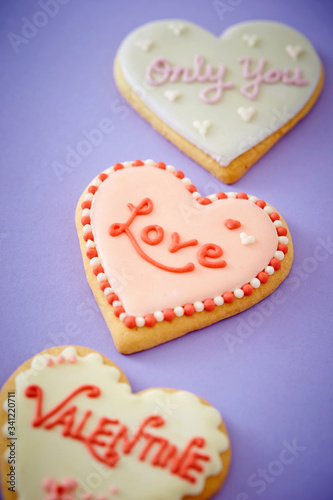 heart shaped cookies