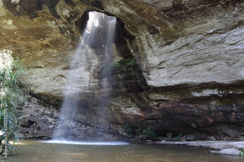 Saeng Chan Waterfall at Pha Taem National Park, Ubon Ratchathani, Thailand