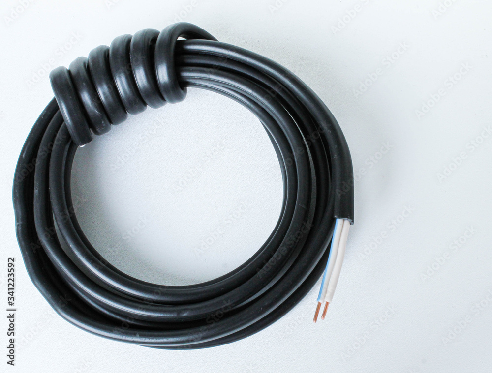 Copper cable for electrical wiring in the apartment and in the workplace. Copper cable for electrical wiring in the apartment and in the workplace.