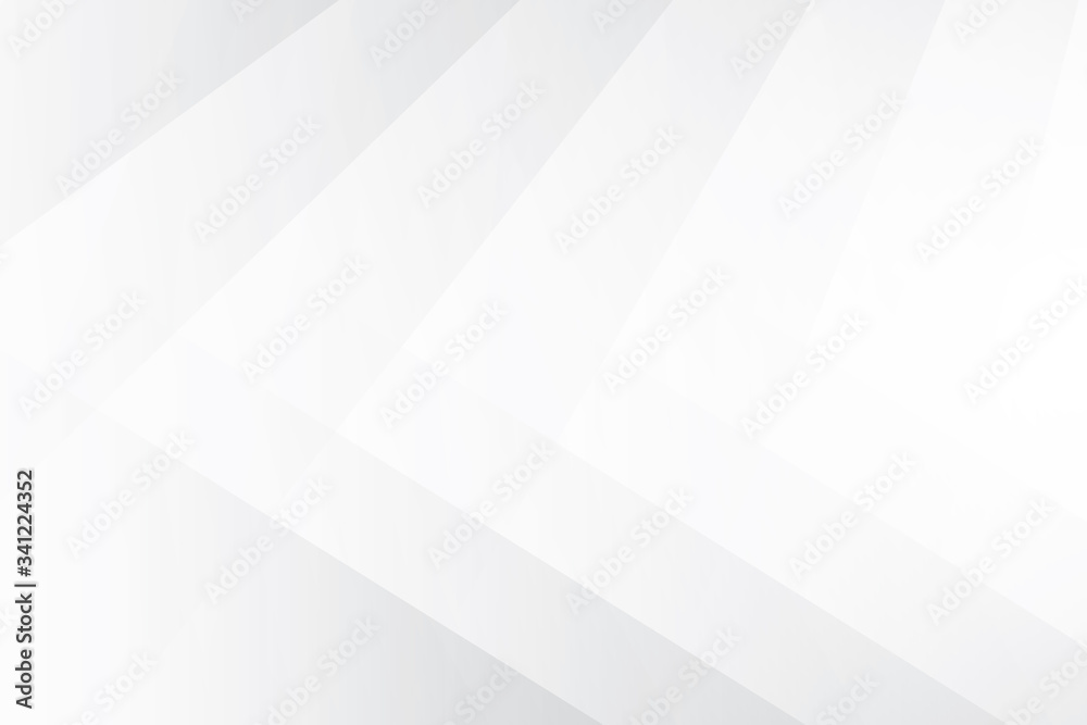 Fototapeta premium Streszczenie geometryczne tło kolor biały i szary. Wektor, ilustracja.