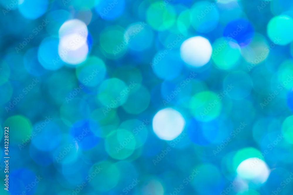 Abstract bright blue bokeh background Abstract bright blue bokeh background