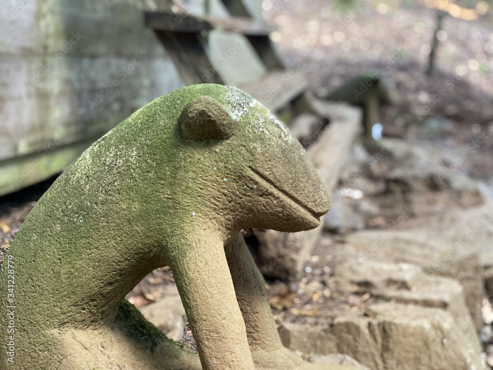 Fototapeta premium 狛犬(大岳神社)