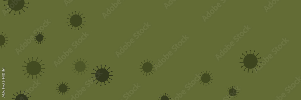 Virus background material　ウイルスの背景素材