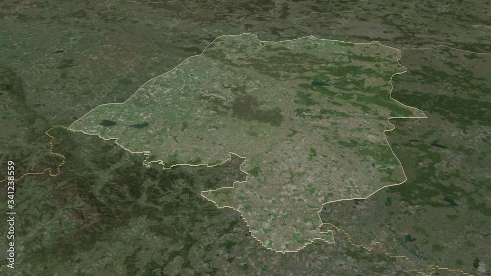 Opole, voivodeship with its capital, zoomed and extruded on the satellite map of Poland in the conformal Stereographic projection. Animation 3D Opole, voivodeship with its capital, zoomed and extruded on the satellite map of Poland in the conformal Stereographic projection. Animation 3D