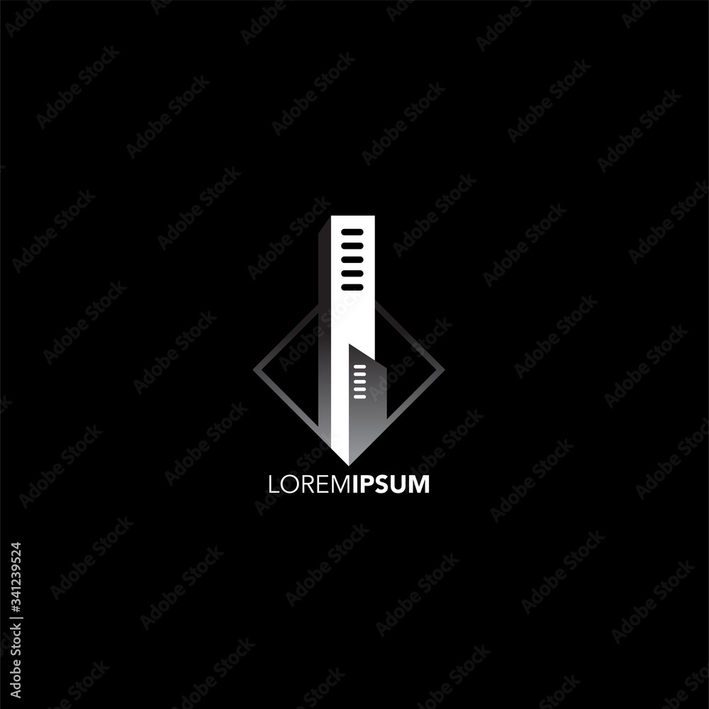 Skyscraper Logo Vector Isolated Skyscraper Logo Vector Isolated